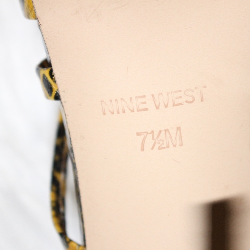 Nine West, Snakeskin print Strappy Heels - Picture 10 of 12